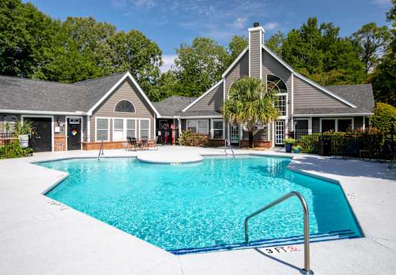 Lounging By The Pool at Palmetto Grove, Charleston, SC