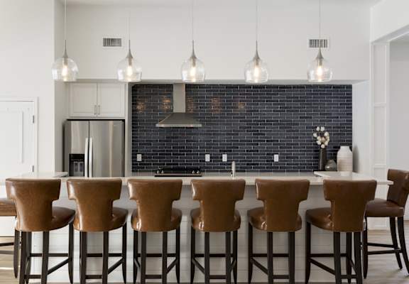 Impressive Dining Area at Waterstone Place, Minnetonka, Minnesota