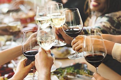 Friends-Dining at Link Apartments® Glenwood South, Raleigh, NC, 27603