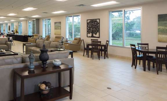 Mount Carmel Gardens senior apartments in jacksonville, florida community room