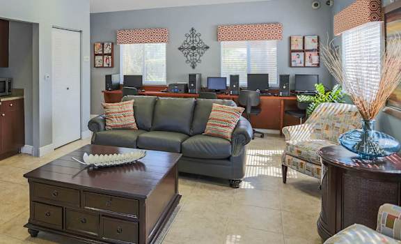 Clubhouse Interior at Tallman Pines I and II apartments