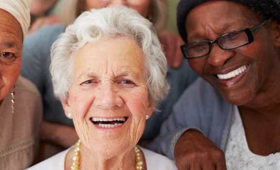 Happy residents enjoying life