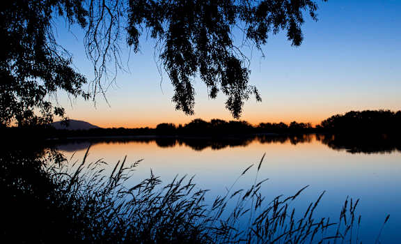 Island View Apartments Richland, Washington Water at Dusk