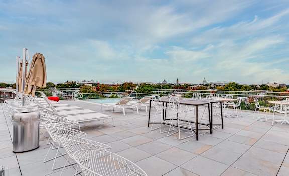 The Stanton infinity pool and deck