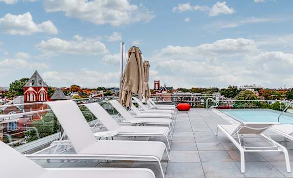 The Stanton infinity pool and deck