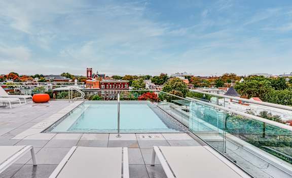 The Stanton infinity pool and deck