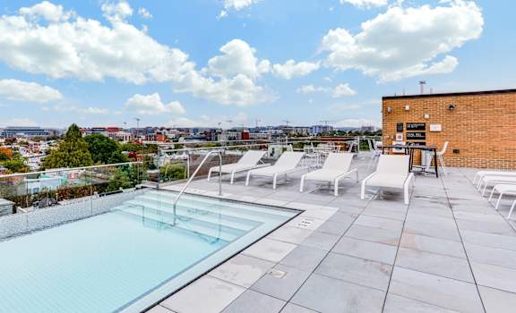 The Stanton infinity pool and deck