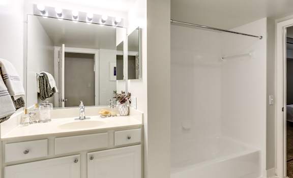 ballston place apartments bright bathroom
