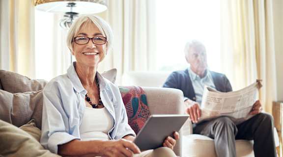 Couple with computer 1