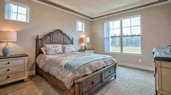 Bedroom of Home For Rent in Holt Michigan | Aspen Lakes Estates