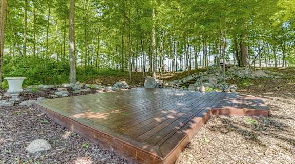 Meditation garden at Aspen Lakes