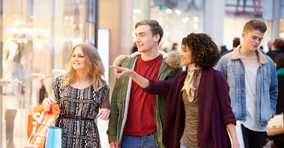 Friends Out for Shopping at LaVie Southpark, Charlotte, NC