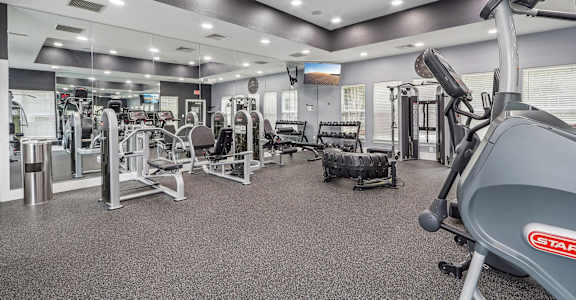 our state of the art gym equipment is available for residents to use