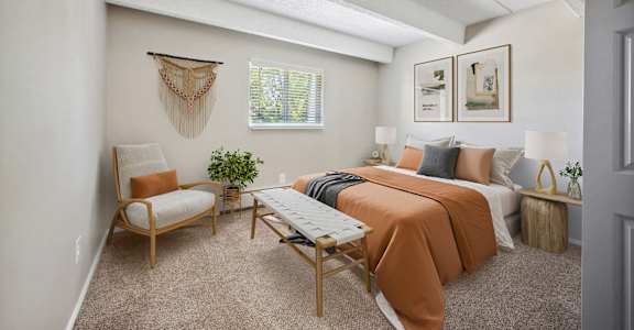 Bedroom at Quari Street Apartments, Aurora, CO 80011