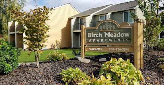 Birch Meadow Sign