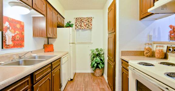 Model Kitchen 1 at 600 Baylor in Longview Tx