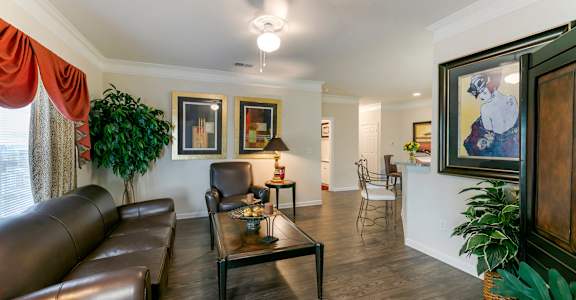 Living Area at Villas at Cordova, Tennessee