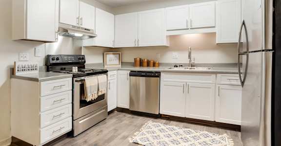 Kitchen at Crosswinds Apartments, Pearl, MS, 39208