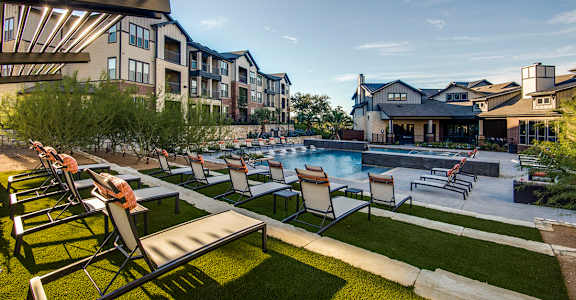 Refreshing Pool With Large Sundeck at Fifty02 Westover Hills, San Antonio