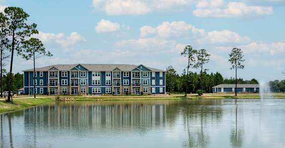Exterior lake at The Mason at Fremaux Park, Slidell