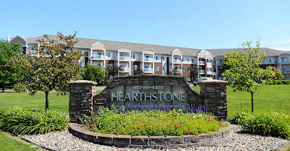 Property Signage at Hearthstone Apartments and Townhomes, Apple Valley, Minnesota