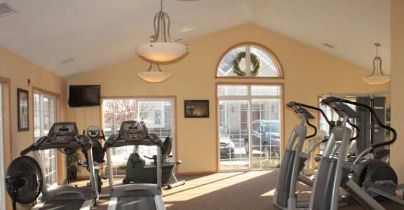 24-hour fitness center. Updated fitness center.