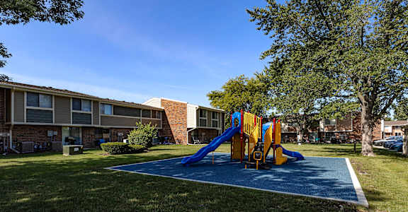 our apartments have a playground for your kids to play