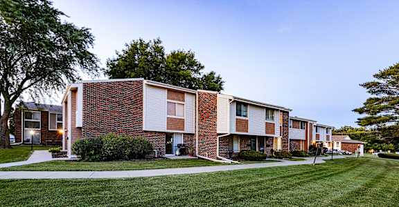 our apartments at the reserves feature a spacious yard and green grass