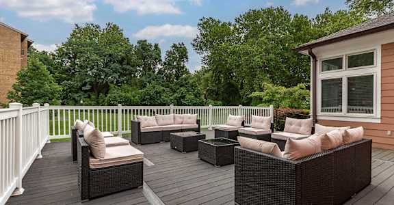 Independent Patio at The Apartments at The Sycamores, Reston, VA, Virginia