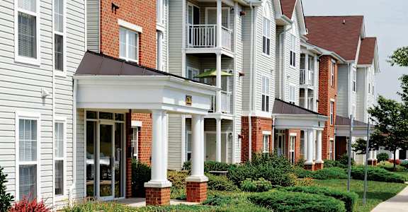 Community exterior at The Apartments at Wellington Trace, Frederick