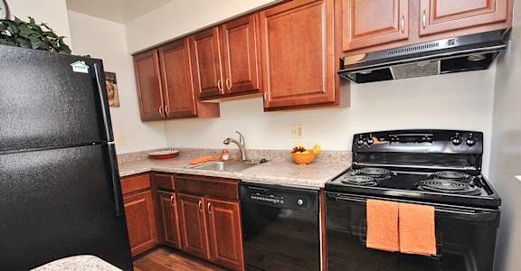 New Countertops and Cabinets at Donnybrook Apartments, Towson, Maryland