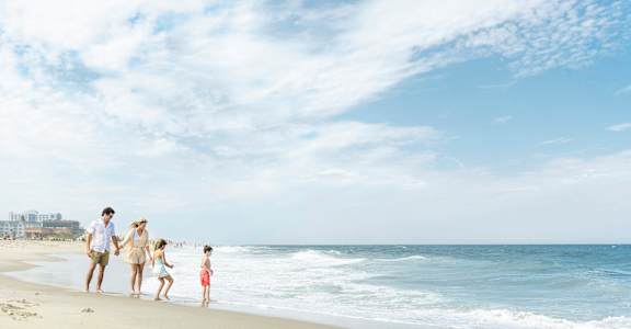 Pier Village Beach at Pier Village Apartments, Long Branch, New Jersey