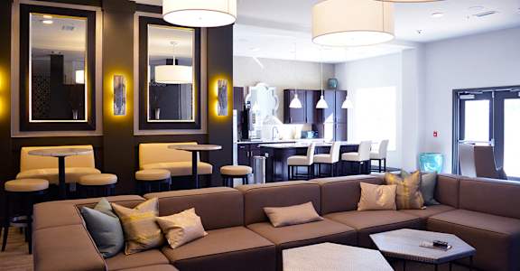 Living Area Interior at Piazza on West Pine, Missouri