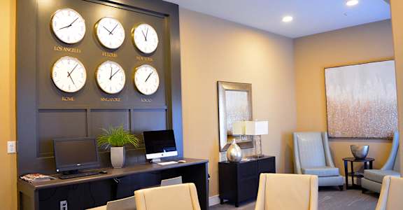 Coffee Lounge at Piazza on West Pine, Saint Louis, MO, 63108