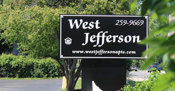 West Jefferson Apartments Exterior Signage