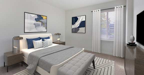 Spacious Bedroom at The Apartments at Saddle Brooke, Cockeysville, 21030