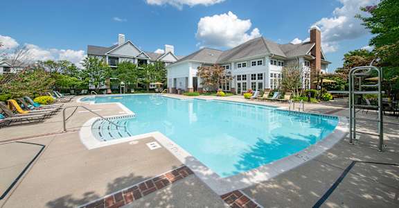 Swimming Pool With Sparkling Water at The Apartments at Cambridge Court, Rosedale, 21237