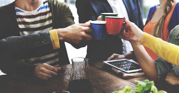 Friends drinking Coffee