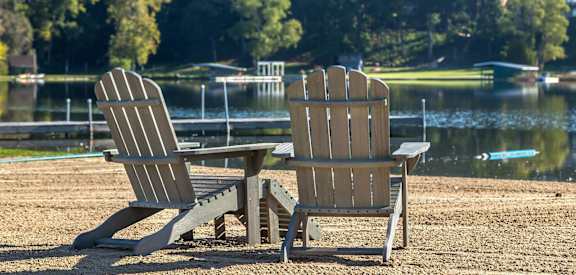 Great scenic nature views at the plaza at lamberton apartments in Grand Rapids. MI