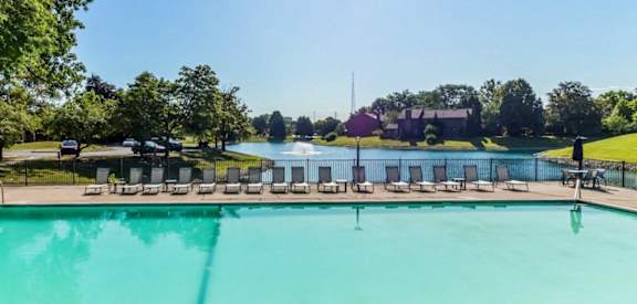 pool at Fairlane East Apartments in Dearborn, MI