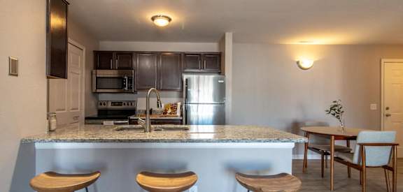 updated kitchens at Fairfield apartments
