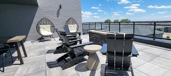 the haven rooftop patio at The Haven on Veterans, Fargo