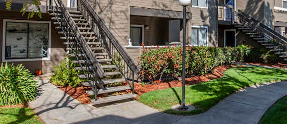 exterior of apartments