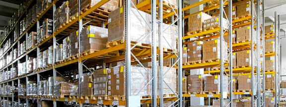 Aisles Of Warehouse Inventory