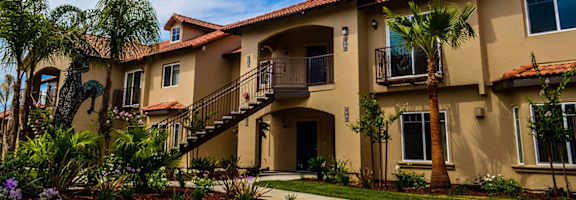 Exterior View at Villa Faria Apartments, California