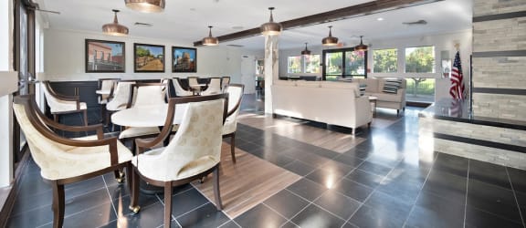 a look at the lobby at the bradley braddock road station apartments at Citrus Heights Apartments, California