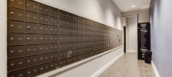 Mailroom at Bolero Flats Apartments, Minneapolis, 55403