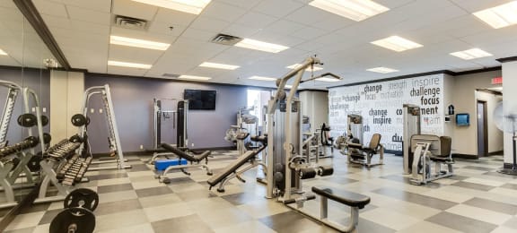 Two Level Fitness Center at Bolero Flats Apartments, Minnesota