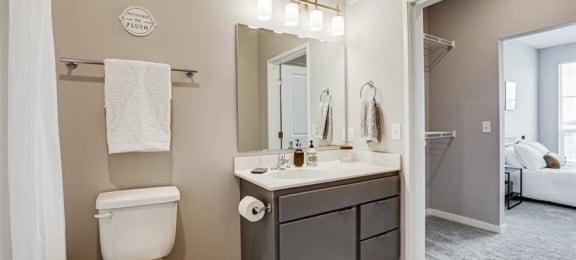 Luxurious Bathroom at Maven Apartments, Burnsville, MN, 55337