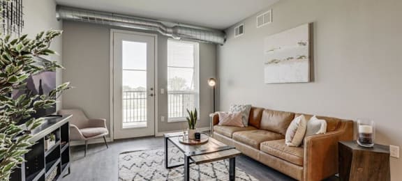 Modern Living Room at Maven Apartments, Minnesota, 55337